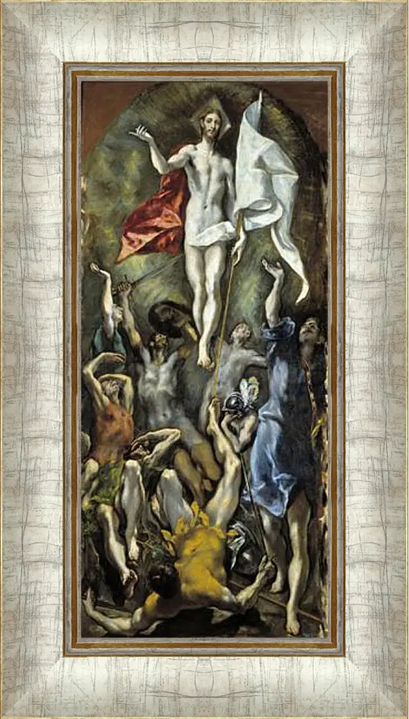 Картина в раме - The Resurrection. Эль Греко