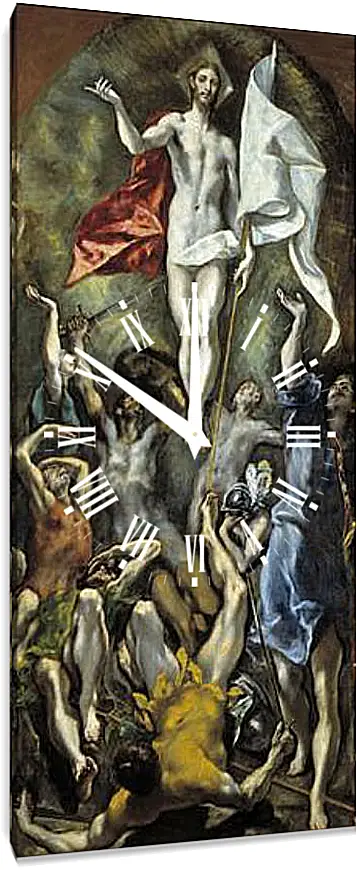 Часы картина - The Resurrection. Эль Греко