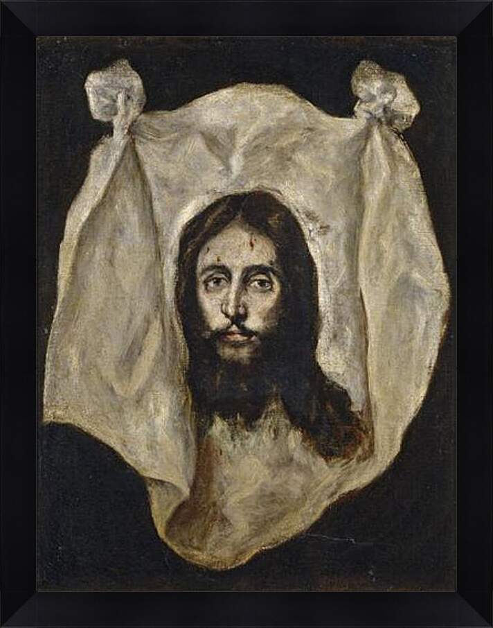 Картина в раме - The Holy Visage. Эль Греко