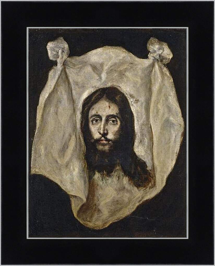 Картина в раме - The Holy Visage. Эль Греко