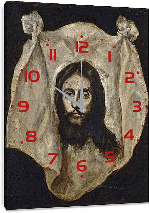 Часы картина - The Holy Visage. Эль Греко
