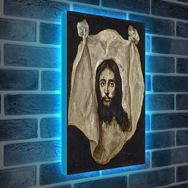 Лайтбокс световая панель - The Holy Visage. Эль Греко