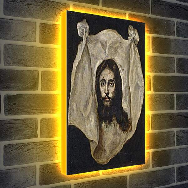 Лайтбокс световая панель - The Holy Visage. Эль Греко