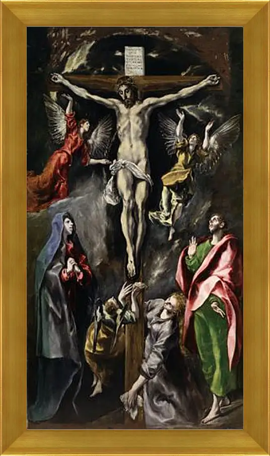 Картина в раме - The Crucifixion. Эль Греко