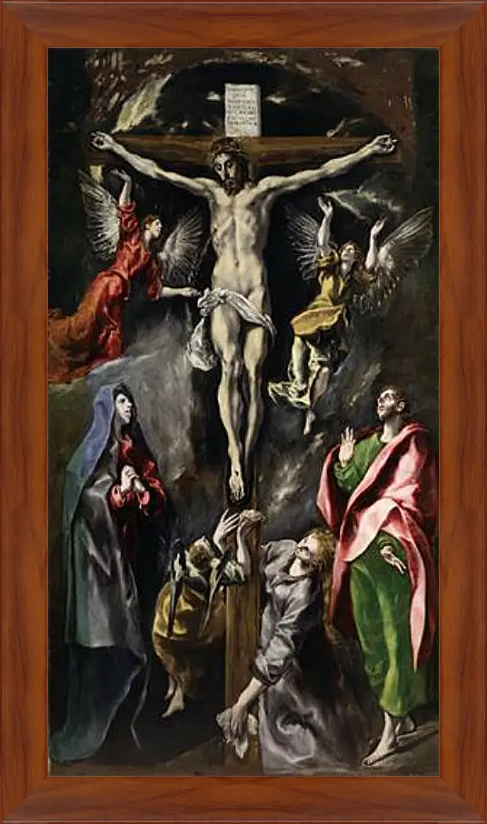 Картина в раме - The Crucifixion. Эль Греко