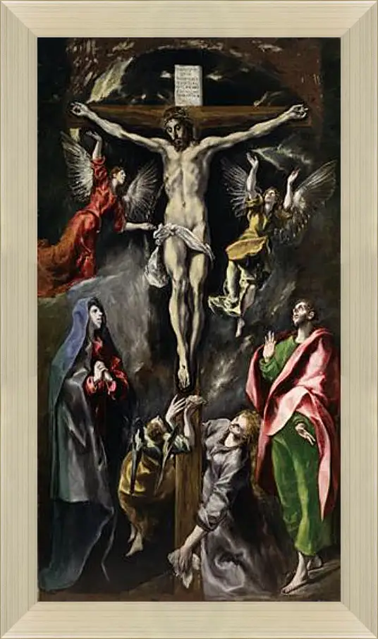 Картина в раме - The Crucifixion. Эль Греко