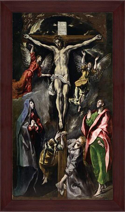 Картина в раме - The Crucifixion. Эль Греко