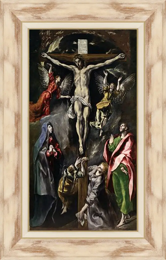 Картина в раме - The Crucifixion. Эль Греко