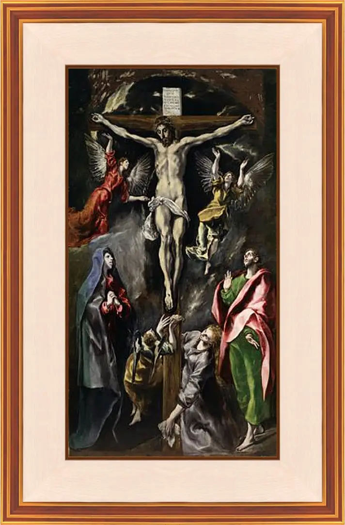 Картина в раме - The Crucifixion. Эль Греко