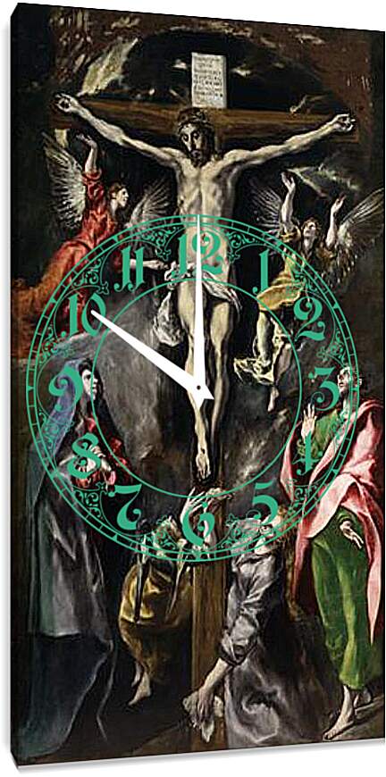 Часы картина - The Crucifixion. Эль Греко