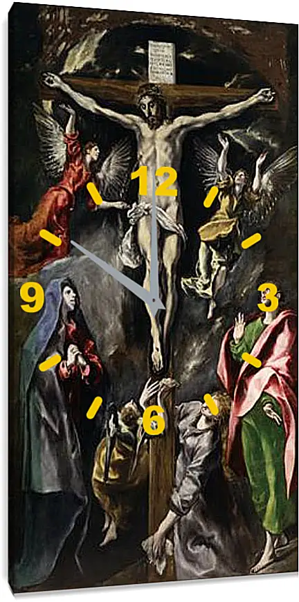 Часы картина - The Crucifixion. Эль Греко