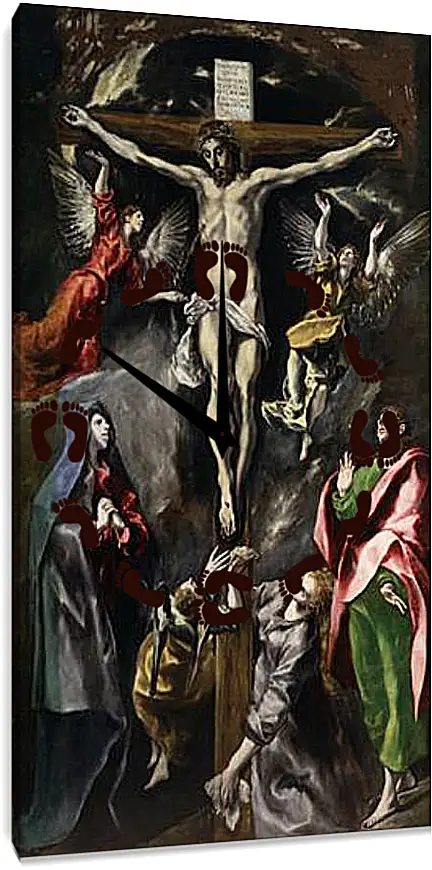 Часы картина - The Crucifixion. Эль Греко