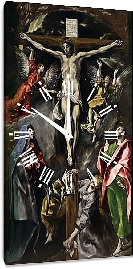 Часы картина - The Crucifixion. Эль Греко