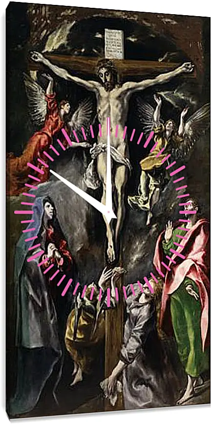 Часы картина - The Crucifixion. Эль Греко