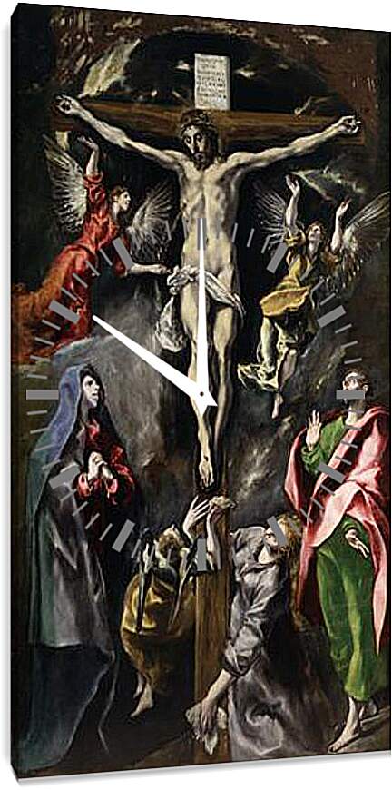 Часы картина - The Crucifixion. Эль Греко