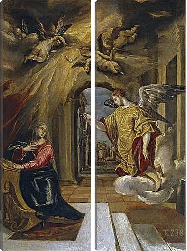 Модульная картина - The Annunciation. Эль Греко