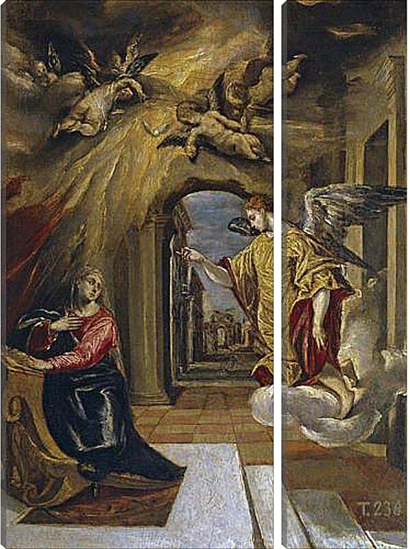 Модульная картина - The Annunciation. Эль Греко