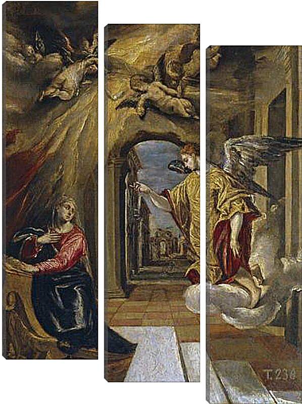 Модульная картина - The Annunciation. Эль Греко