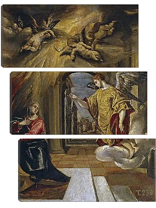 Модульная картина - The Annunciation. Эль Греко