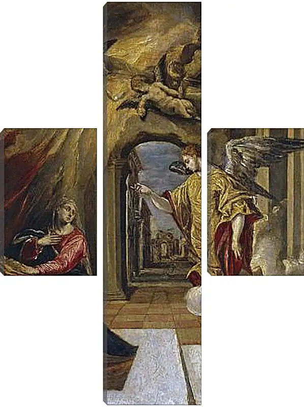 Модульная картина - The Annunciation. Эль Греко