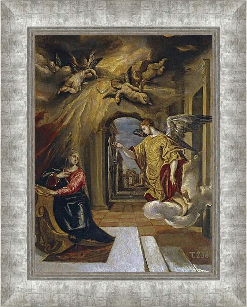 Картина в раме - The Annunciation. Эль Греко