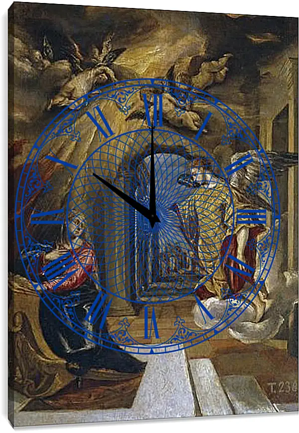 Часы картина - The Annunciation. Эль Греко