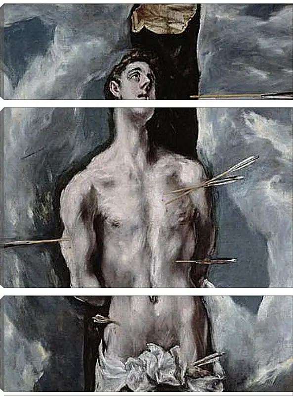 Модульная картина - Saint Sebastian. Эль Греко