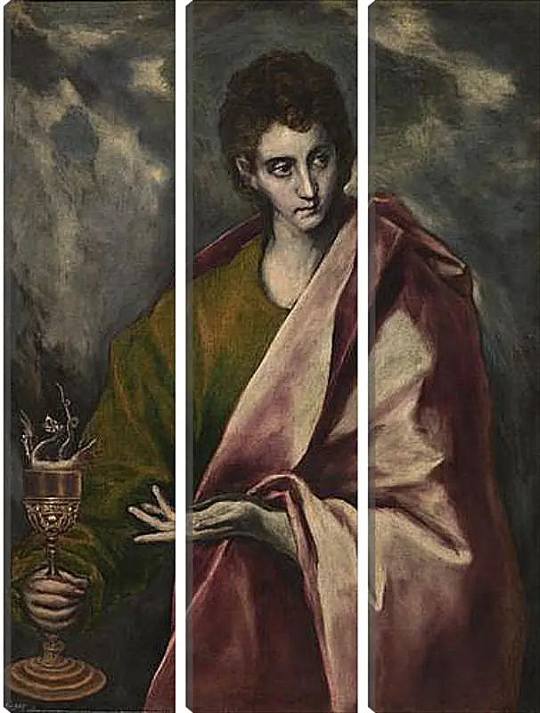 Модульная картина - Saint John the Evangelist. Эль Греко