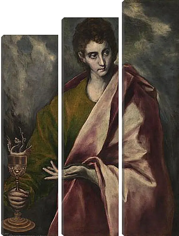 Модульная картина - Saint John the Evangelist. Эль Греко