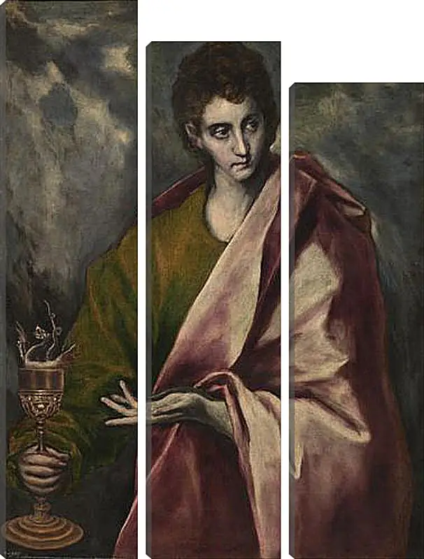 Модульная картина - Saint John the Evangelist. Эль Греко