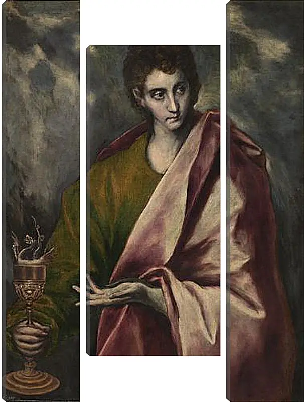 Модульная картина - Saint John the Evangelist. Эль Греко