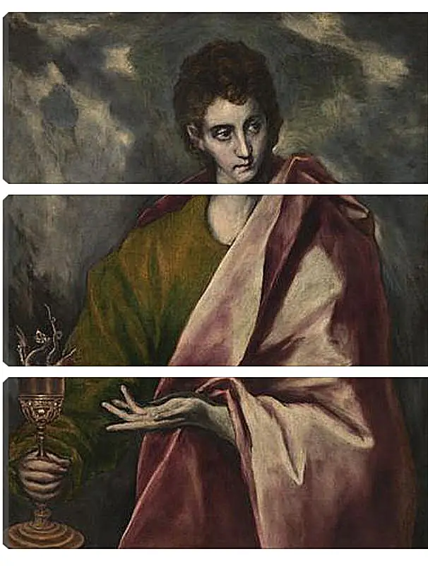 Модульная картина - Saint John the Evangelist. Эль Греко