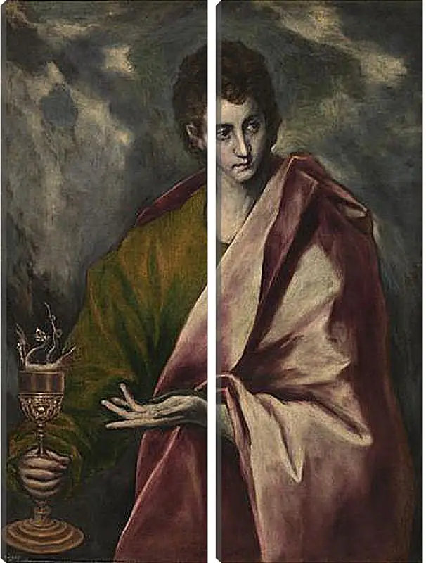 Модульная картина - Saint John the Evangelist. Эль Греко