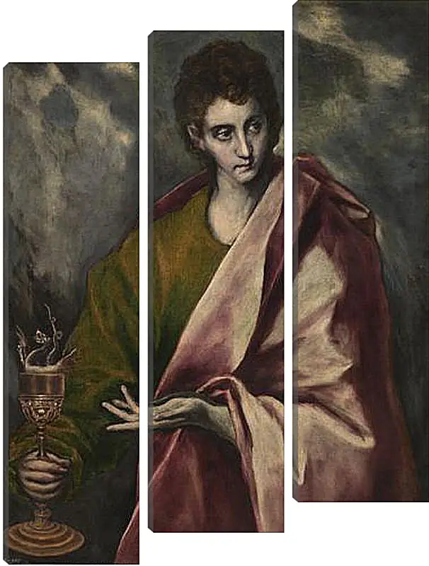 Модульная картина - Saint John the Evangelist. Эль Греко