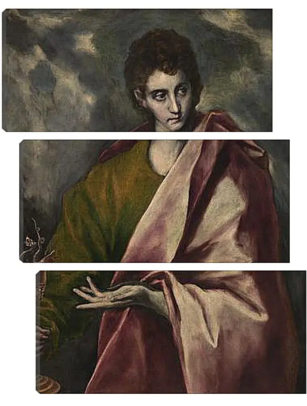 Модульная картина - Saint John the Evangelist. Эль Греко