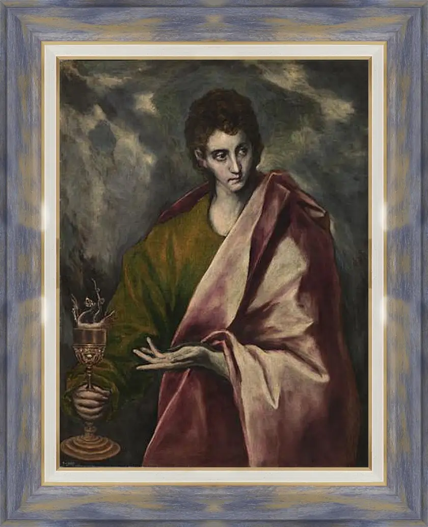 Картина в раме - Saint John the Evangelist. Эль Греко