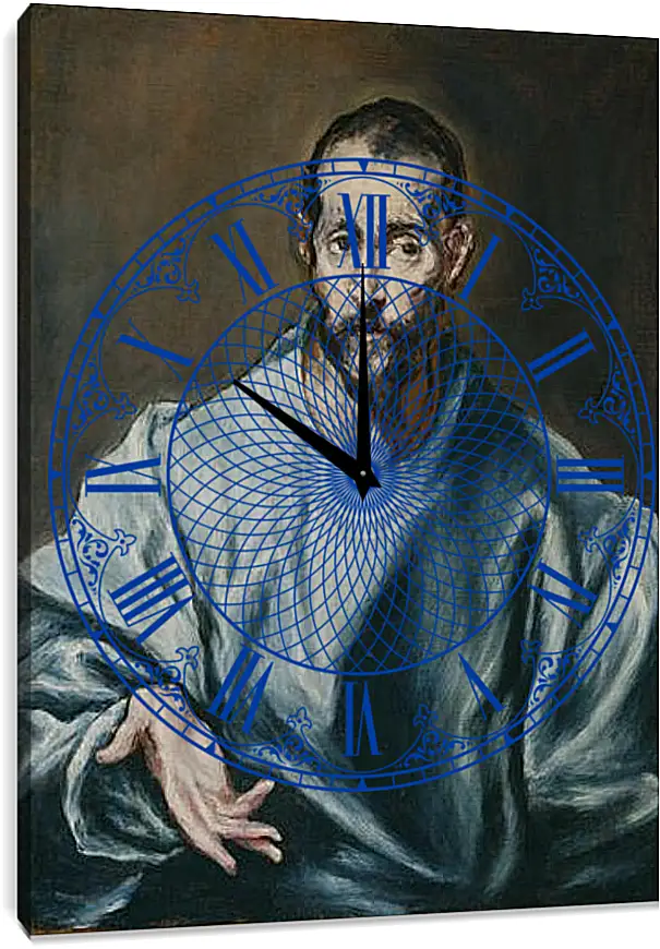 Часы картина - Saint James the Elder. Эль Греко