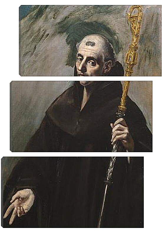 Модульная картина - Saint Benedict. Эль Греко