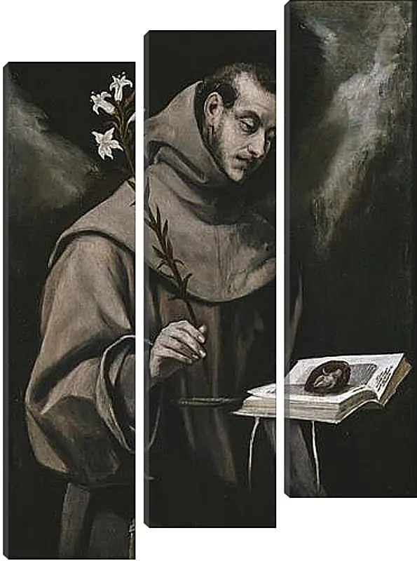 Модульная картина - Saint Anthony of Padua. Эль Греко