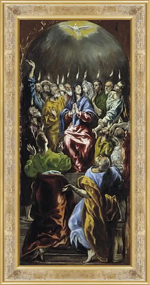 Картина в раме - Pentecost. Эль Греко