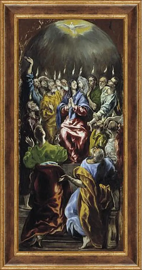 Картина в раме - Pentecost. Эль Греко