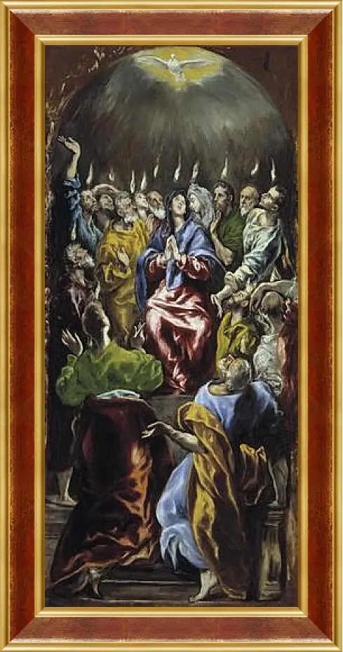 Картина в раме - Pentecost. Эль Греко