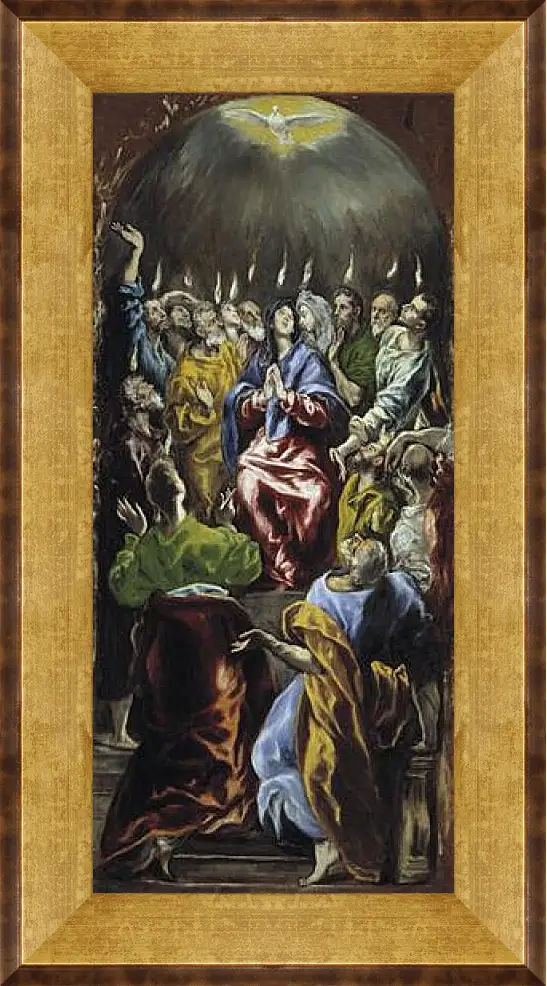 Картина в раме - Pentecost. Эль Греко