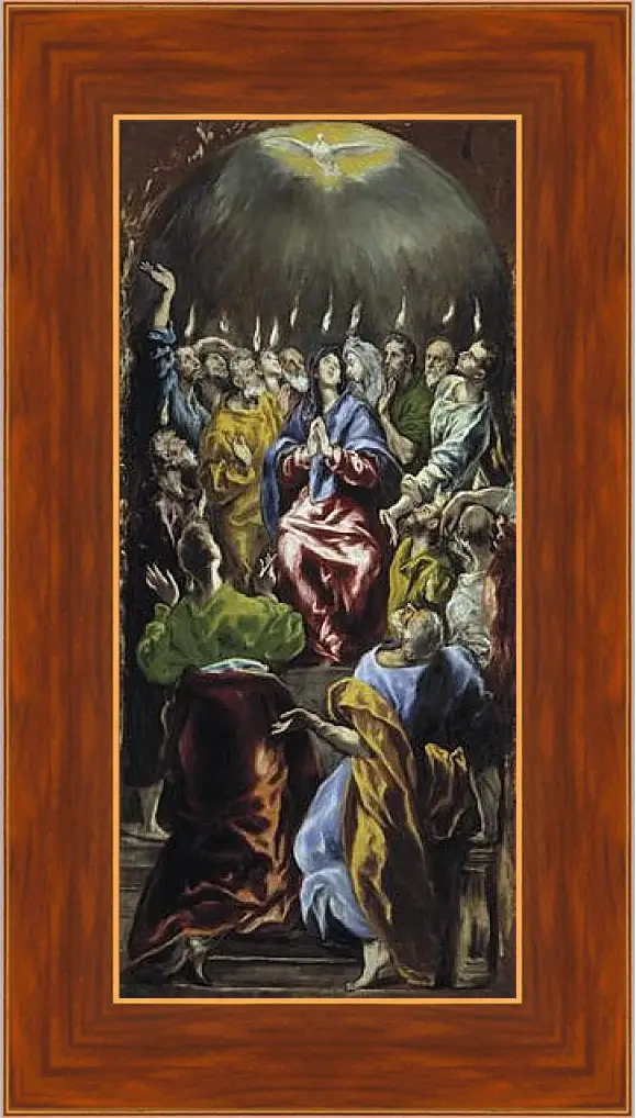 Картина в раме - Pentecost. Эль Греко
