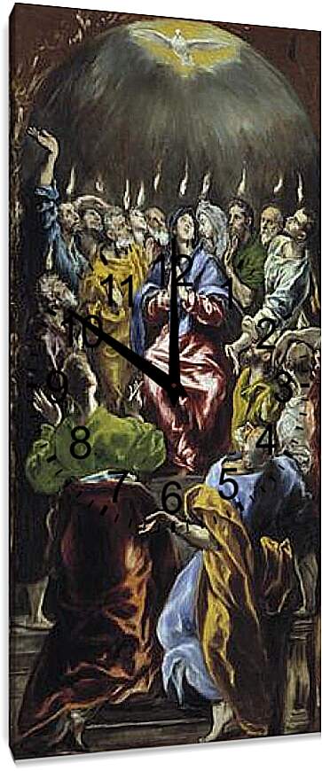 Часы картина - Pentecost. Эль Греко
