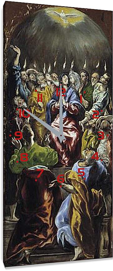 Часы картина - Pentecost. Эль Греко