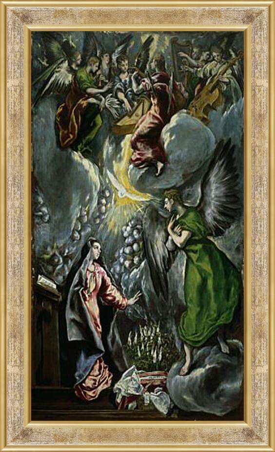 Картина в раме - Annunciation. Эль Греко