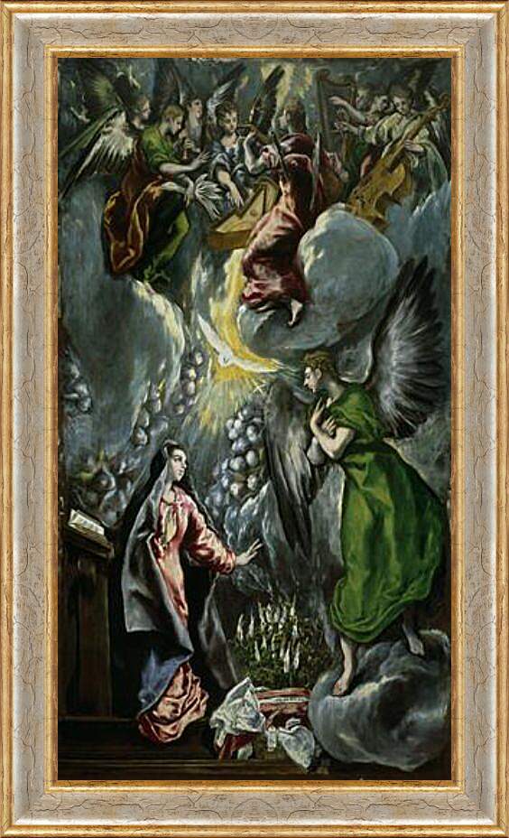 Картина в раме - Annunciation. Эль Греко