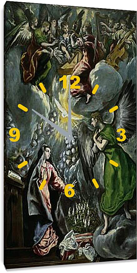 Часы картина - Annunciation. Эль Греко