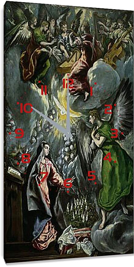 Часы картина - Annunciation. Эль Греко